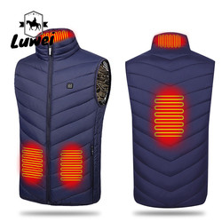Sleeveless Coat Heated Lightweight Rechargeable Collar Waistcoat Utility Usb