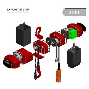 Buy cheap JTHH Electric Chain Hoist High-Power Motor and Modularized Electronic Control System for Safe Lifting Operations from wholesalers