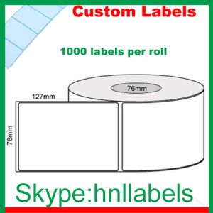 Buy cheap Thermal Transfer Labels 76mmX127mm/1 Plain Transfer Roll Permanent, 1,000Lpr, 76mm core from wholesalers
