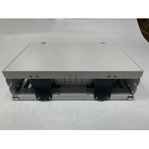Buy cheap 72FO Rack Mount Patch Panel LC Duplex 1x8 PLC With Sliding Trays from wholesalers