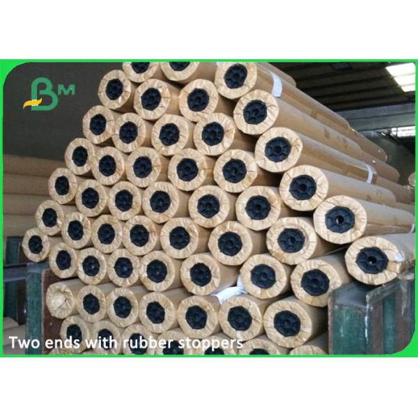 Buy cheap 50grm White Uncoated 87 Inch Width Inkjet Plotter Paper Rolls from wholesalers