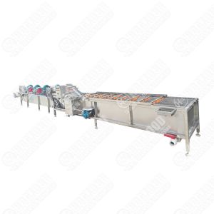 Buy cheap Farm Vegetable Washing Machine Industrial Fruit And Vegetable Cutting Machine Fruit And Vegetable Processing Line from wholesalers