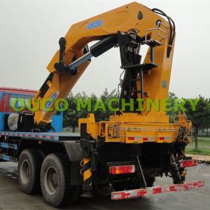 High Efficiency CE 50t Knuckle Telescoping Boom Crane