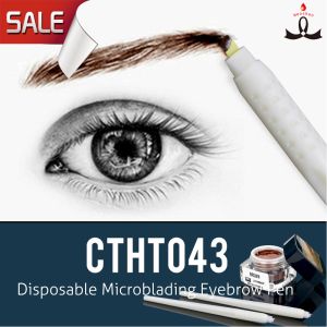 China Luxury Disposable Microblading Pen With Cap / Micropigmentation Eyebrow Pen on sale