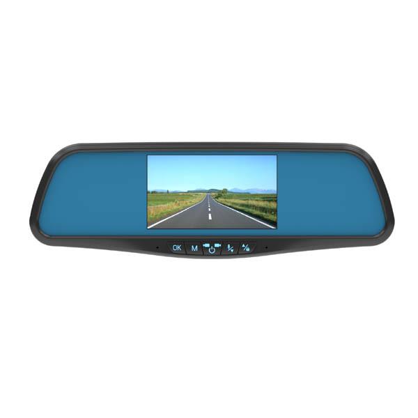 Quality 4.3 inch 1080P Car Dvr Rearview mirror wireless backup camera with built in Speaker for sale
