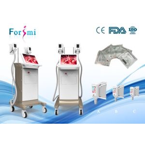Buy cheap Fat removal cellulite equipment 2 cryo handles working together 1800w power 15 inch touch screen from wholesalers