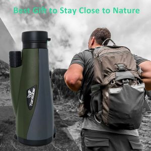 12x60 Monoscope Monocular Telescope Mobile Phone Telescope With Adapter Tripod