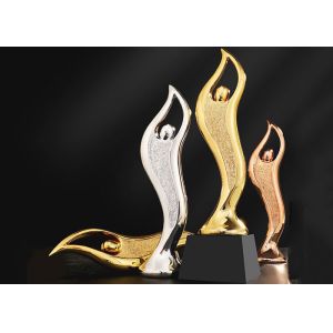 Buy cheap Epoxy Resin Trophies And Awards Gold / Silver / Copper Plated Type Optional from wholesalers