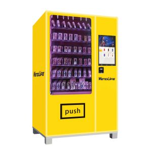 Buy cheap Pink Lashes Hair Bundles Wigs Cosmetic Vending Machine Robot Advertising from wholesalers