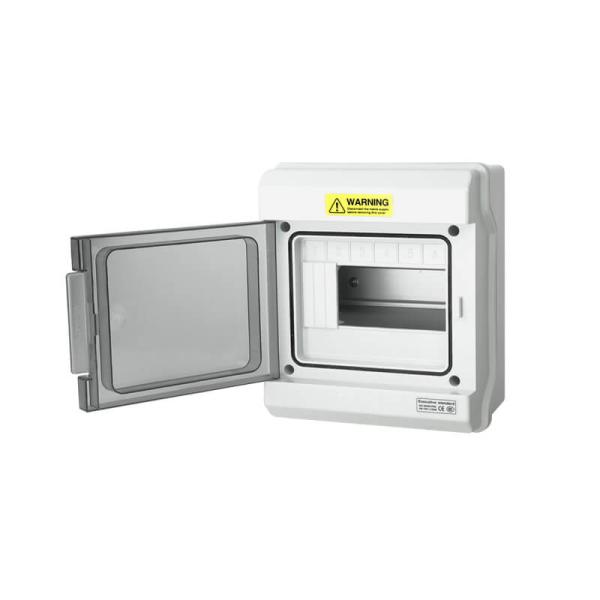 Quality 6 Way IP65 Waterproof Outdoor Electrical Circuit Breaker Enclosure Distribution Plastic Switch Box for sale