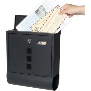 Wall Mounted Locking Mailbox with Electrostatic Powder Coating and Customizable