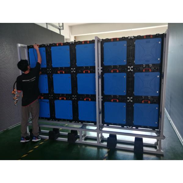 Buy cheap Indoor P5 rental screen 640x640mm digital display aluminum screen led sign board video LED Screen wall from wholesalers