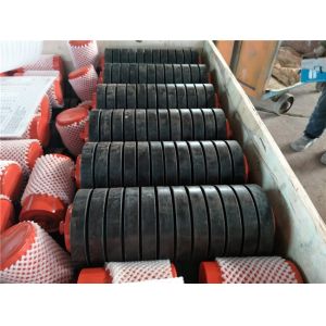 Buy cheap Rubber Disc Conveyor Impact Rollers from wholesalers