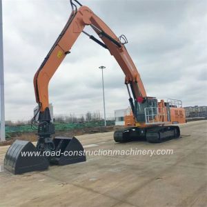 60 Ton Material Handler Equipment With 3.5m3 Shell Grab & Cummins Engine