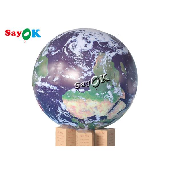 Quality 2m Giant Inflatable Earth Globe Model With Led Lighting for sale