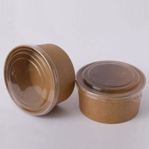 Buy cheap Wholesale Kraft paper bowls with lids from wholesalers