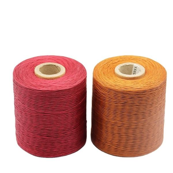 Buy cheap 210D Core Spun Yarn High Strength Sewing Braided Wax Thread for Environmental Protection from wholesalers