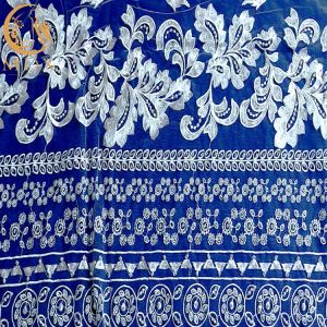 Buy cheap High End Exclusive White Bridal Tulle Lace Fabric Handmade Embroidery from wholesalers