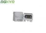 Buy cheap White Plastic Shell Mesh Jack 6p4c RJ11 Connector DIP PCB Mount from wholesalers