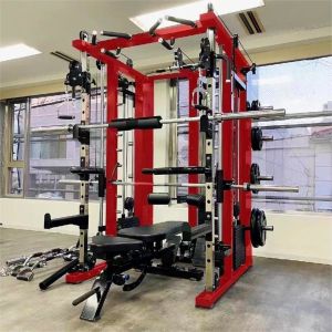 Buy cheap Cable Crossover for Multi-Function Station Smith Machine Fitness Equipment Chest Back Exercise Indoor Gym Rack Leg Function Use from wholesalers