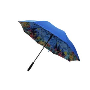 Buy cheap Metal /Fiberglass Frame Corporate Branded Golf Umbrellas with Auto Open And Manual Close Performance from wholesalers