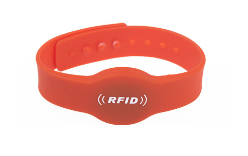 Quality Reusable Silicone RFID Chip Programmable Wristband for sale