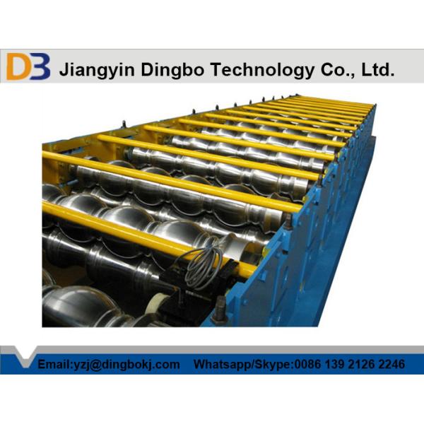 50Hz Steel Tile Forming Machine with Compture Control System , Cr12mov Blade