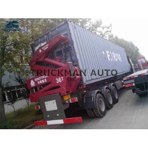 Buy cheap Customized Dimensions  Container Side Loader Trailer With Self Loading 37 Tons from wholesalers
