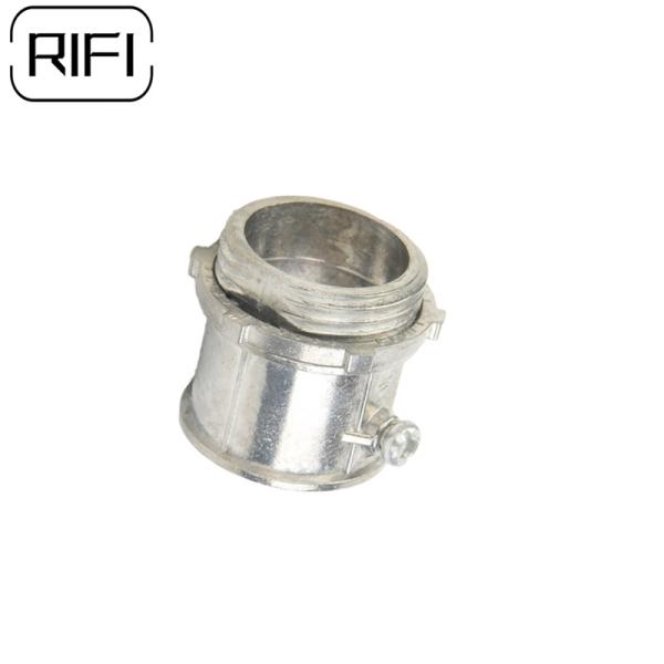 Quality 4 Inch EMT Set Screw Connector UL Standard Aluminum Surface Treatment for sale