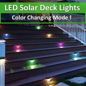 Buy cheap Acrylic LED Shell Shaped Step Garden Fence Solar Lights RGB Colorful Warm White from wholesalers