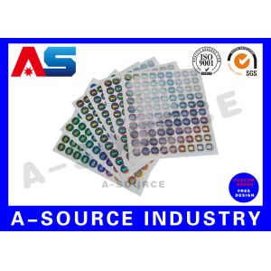 Secure Printed Self Adhesive Stickers Labels Vinyl Printing With Serial Number