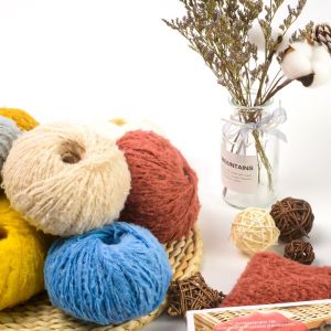 3NM Merino Fluffy Knitting Wool Yarn For Scarf