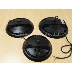 IK10 200 Watt LED High Bay Light Fixtures UFO Style Hook / Bracket Mounting