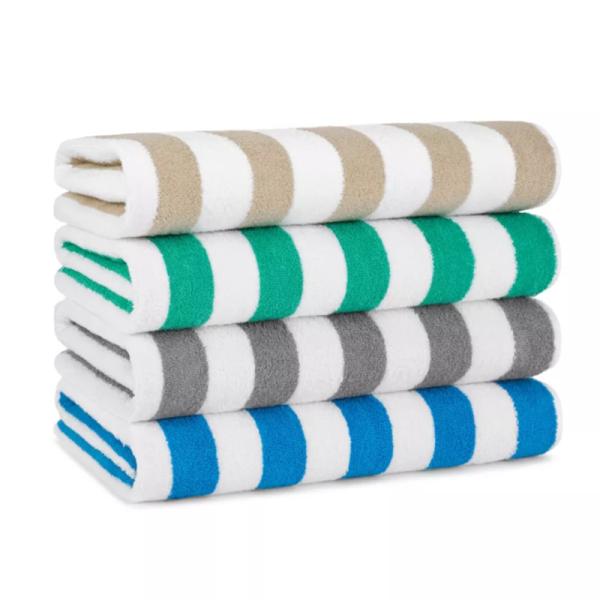 Buy cheap Aura Stripe Beach Towel: Minimalist Design, Maximal Comfort - Soft, Absorbent, and Quick-Drying Large Towel with Subtle Yarn-Dyed Stripes from wholesalers