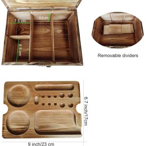 Premium Large Acacia Storage Box - Quit Smoking Boxes