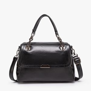 Buy cheap Ladies Black Lychee PU Leather Handbags With Strap Shoulder Bags product