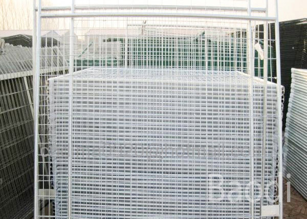 40mm Pipe Galvanized Temporary Fence , 2.1 X 2.4m Size Temporary Security