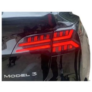 Wholesale Car Accessories Led Fishbone Tail Lamp Rear Light For Tesla Model 3