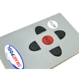 Custom Design Waterproof PC Push Button Switch With Tactile Embossing Domes