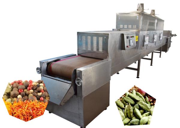 Buy cheap Stainless Conveyor Clove Spice Microwave Dryer Sterilization Equipment With Continuous from wholesalers