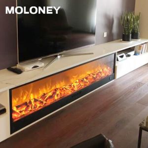 Buy cheap 180cm Wall-mouned and Recessed Fireplace Indoor Decoration with Adjustable Flame Brightness from wholesalers