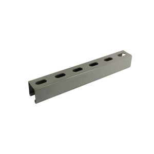 Buy cheap perforated strut channel 10 ft 20 ft unistrut Surface Pre galvanized Carbon steel Q235 from wholesalers