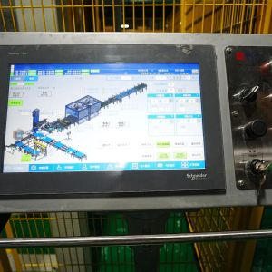 Buy cheap Robotic Palletizing System That Marshals First and Then Palletizer for Beverage Lines from wholesalers