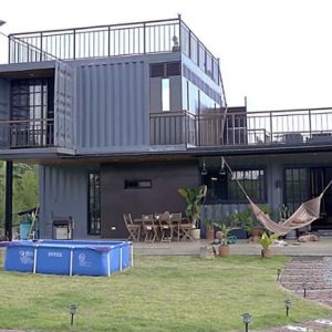 40ft 20ft Expandable Container Home , Expanding Container House Prefabricated