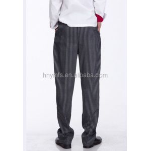 Buy cheap Unisex Executive Chef Black Cargo Chef Pants Chalk Stripe from wholesalers