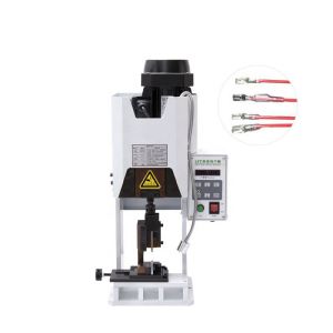 1-8T Semi Automatic Electric Cable Terminal Crimping Machine 30mm Stroke JST