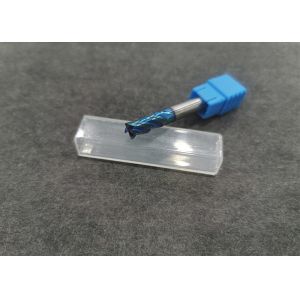 Buy cheap Blue Color Solid Tungsten Carbide End Mill For Cutting With 8mm Diameter from wholesalers