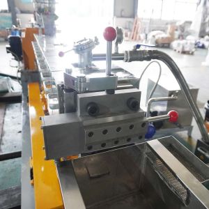 200kg/H Computerized Masterbatch Machine Powder Coating Plastic Twin Screw