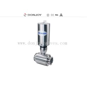 Buy cheap FDA / ISO Pnuematic direct Manual ball valve with Clamped Connection from wholesalers
