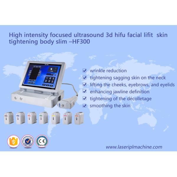 High Intensity Focused Ultrasound HIFU Ultrasound Machine / HIFU Body Slimming